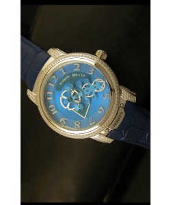 Ulysse Nardin Dual Escapement Reloj Japonés Dial Azul