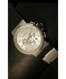 Ulysse Nardin Marine Cronógrafo de Acero Inoxidable, Dial Arábigo - Réplica Escala 1:1