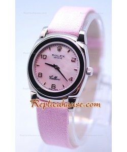 Rolex Celleni Cestello Reloj Suizo Señoras Todo Penk