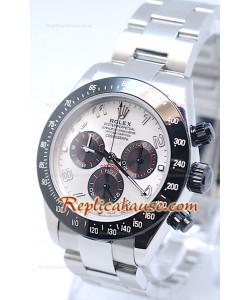 Reloj Suizo Rolex Project X Daytona Edición Limitada Series II Cosmógrafo MonoBloc Cerachrom con Esfera Blanca