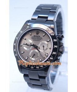 Rolex Daytona Cosmógrafo Project X Design Negro Oscuro Edición Series II - Esfera Gris