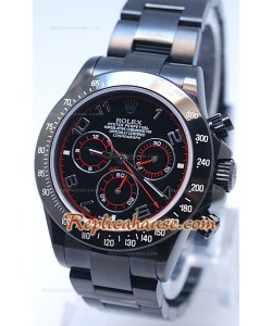 Rolex Daytona Cosmógrafo Project X Editions Negro Oscuro - Esfera de color Negro