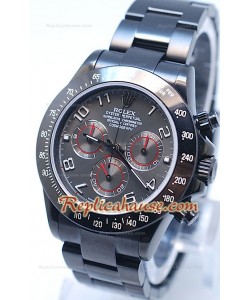 Rolex Daytona Cosmógrafo Project X Editions Negro Oscuro - Esfera Gris